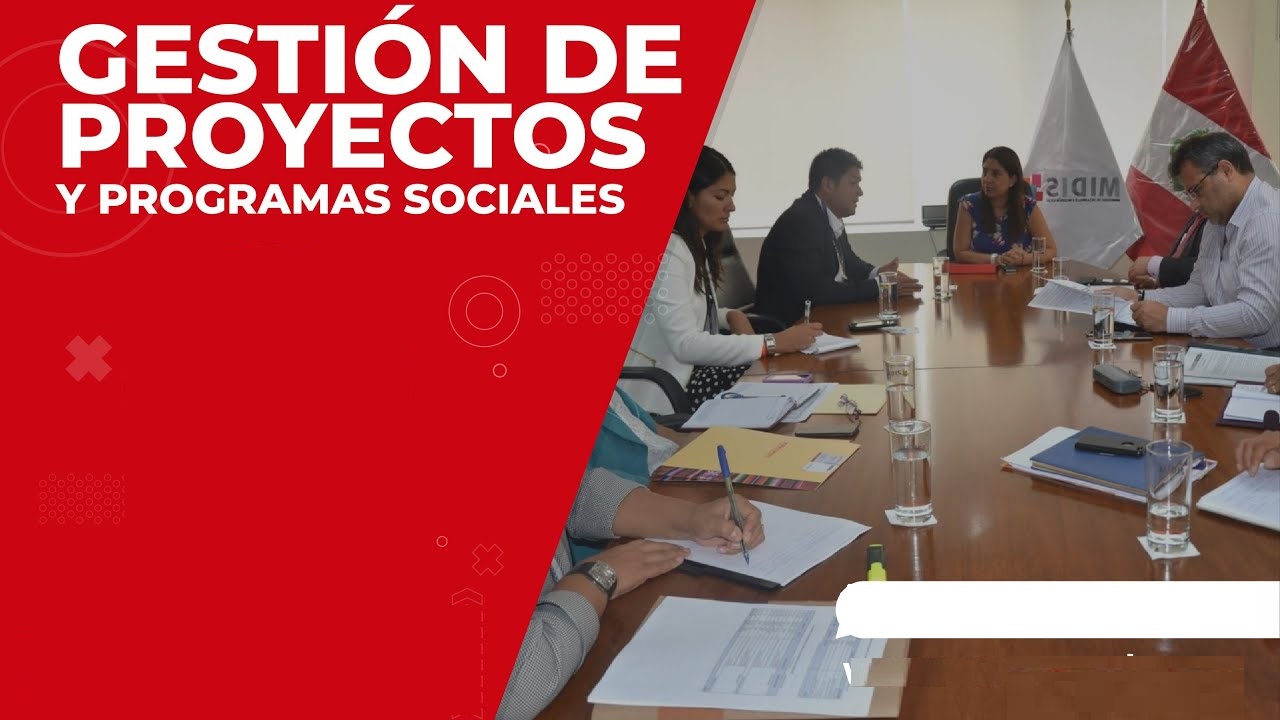 GESTIÓN DE PROYECTOS Y PROGRAMAS SOCIALES