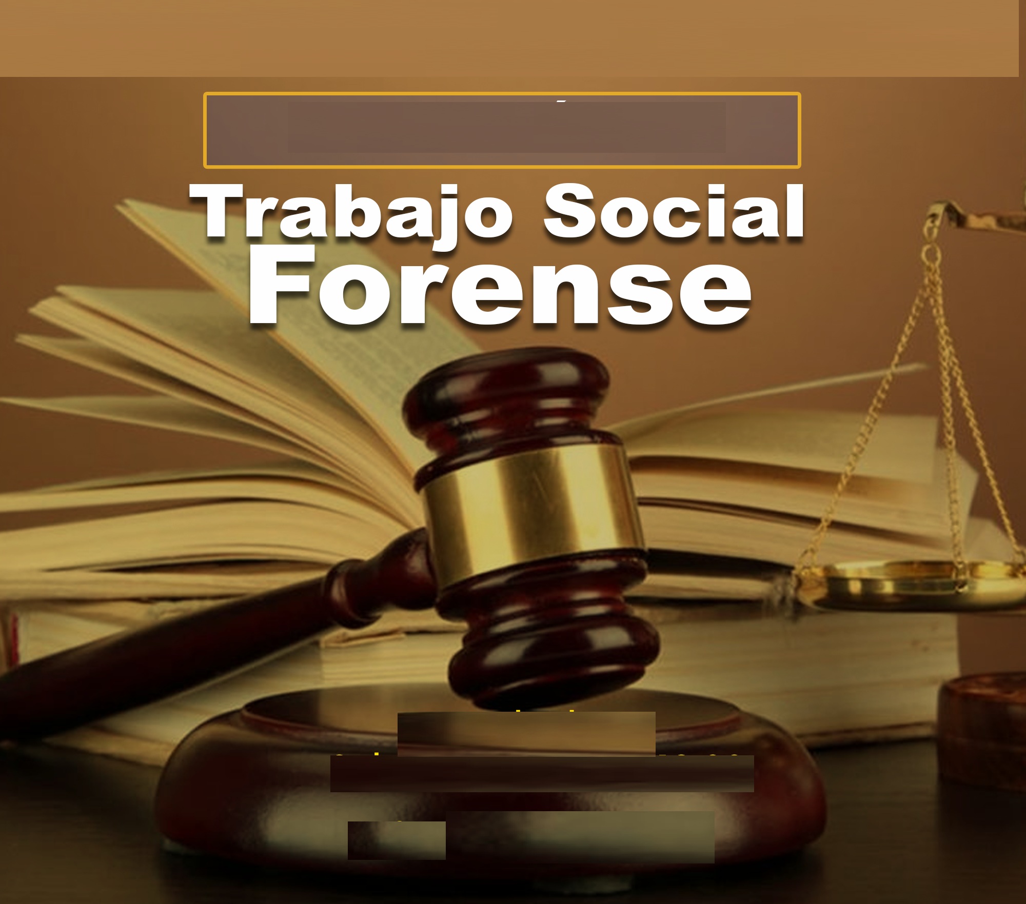 TRABAJO SOCIAL FORENSE