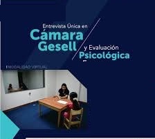EVALUACIÓN PSICOLÓGICA, ENTREVISTA ÚNICA Y CÁMARA GESELL
