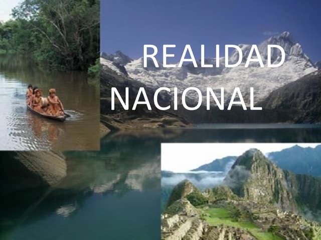 REALIDAD NACIONAL