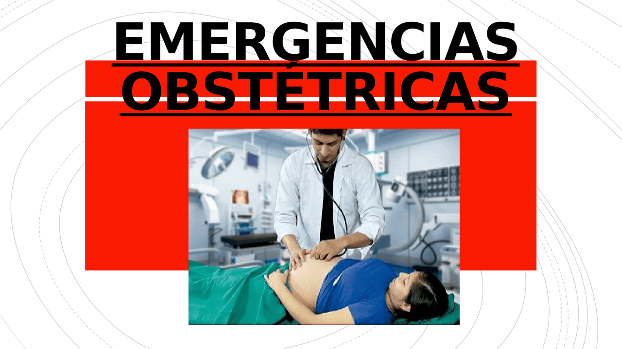 EMERGENCIAS OBSTETRICAS EN VIVO