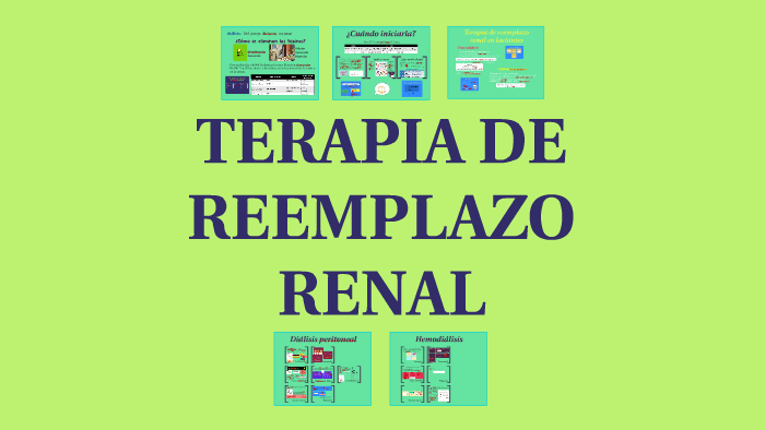 DIÁLISIS Y TERAPIA DE REEMPLAZO RENAL
