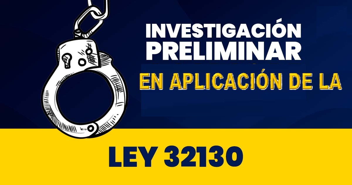 INVESTIGACIÓN CRIMINAL EN APLICACIÓN DE LA LEY 32130